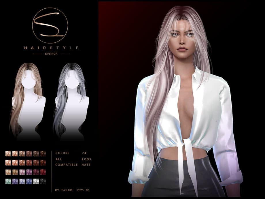 Прическа Natural long hair 050325